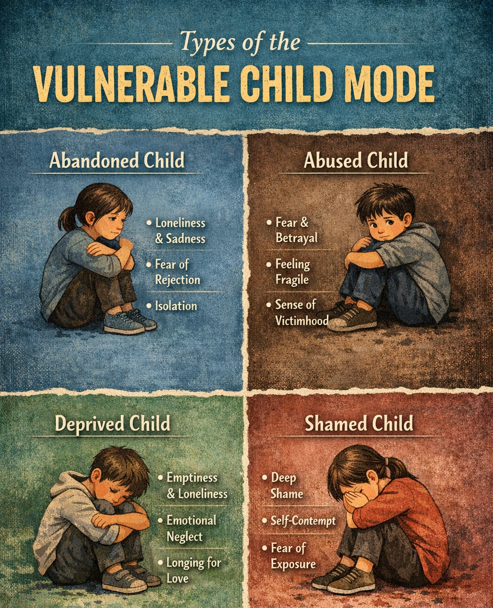 Types of the vulnerable child mode
